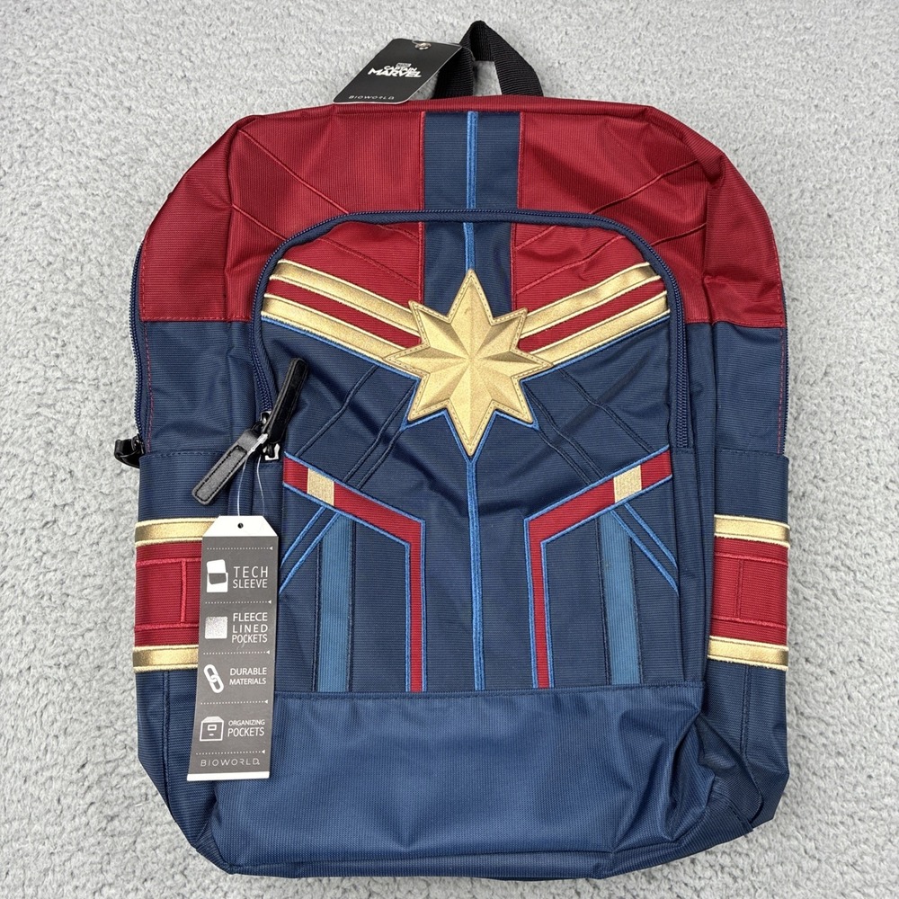 Bioworld Captain America Built-Up Backpack Marvel Hot Topic Exclusive NWT